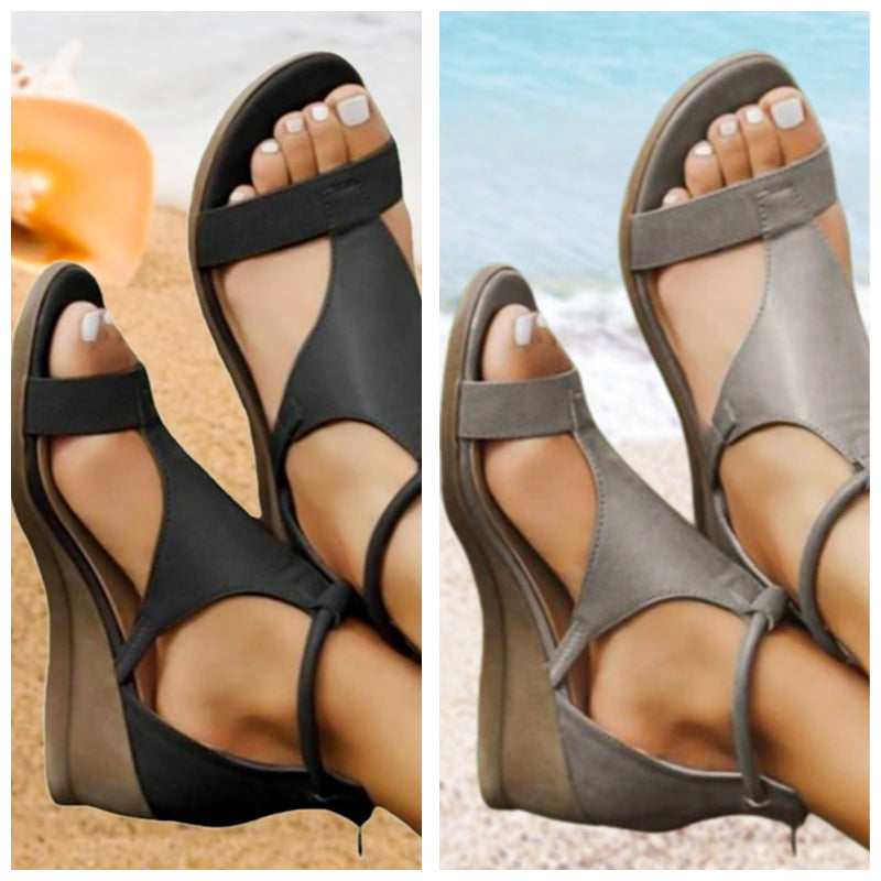 ANNE™ - Läder sandaler ortopediska