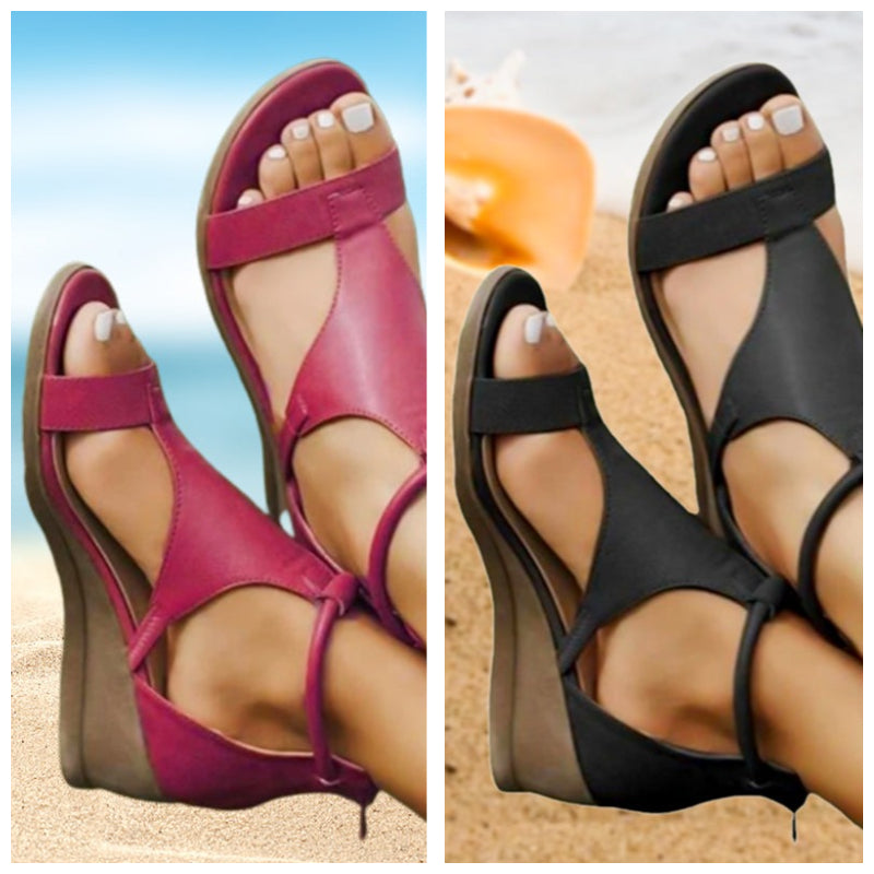 ANNE™ - Läder sandaler ortopediska