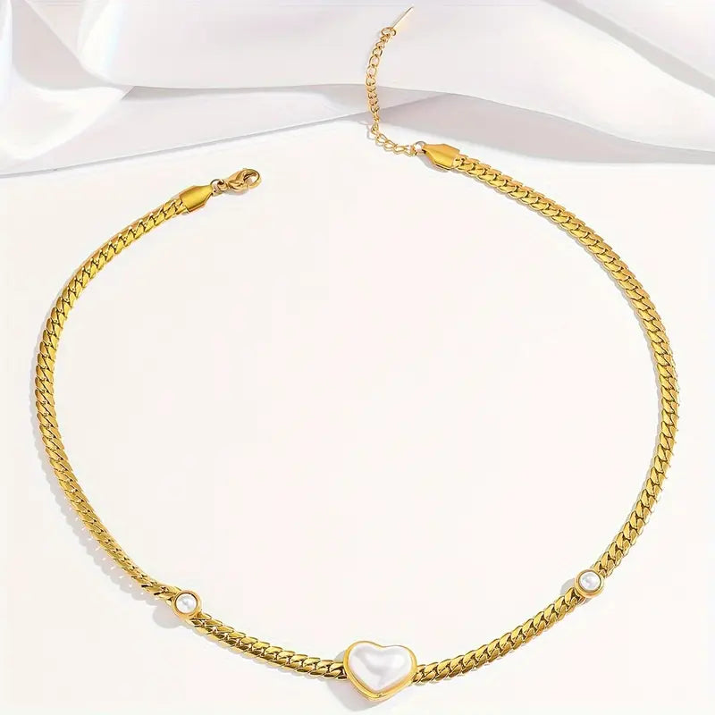 White Gold Necklace | Stöd bröstcancer