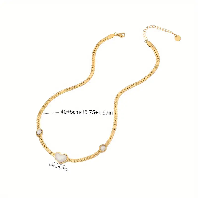 White Gold Necklace | Stöd bröstcancer