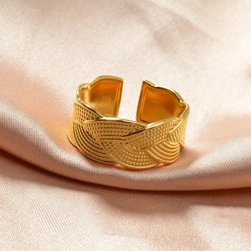 Vintage Braided Ring | Stöd bröstcancer