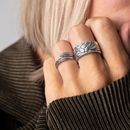 Tranquil Lotus Ring | Stöd bröstcancer