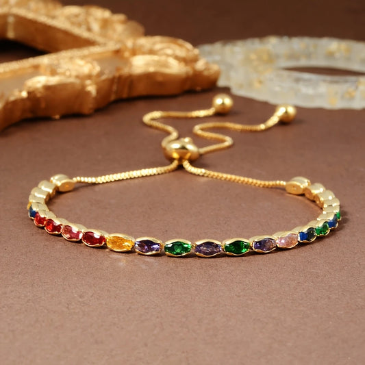 Wanderlust Crystal Bracelet | Stödjer bröstcancer