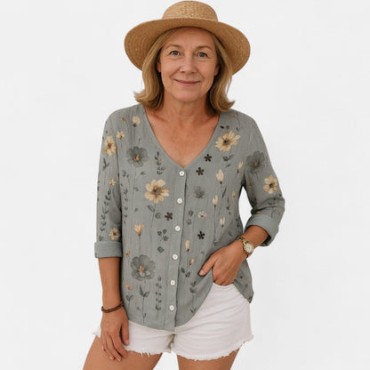 Yewon™ - Löst sittande blommig topp