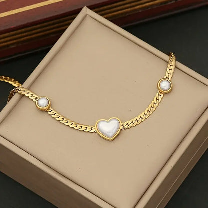 White Gold Necklace | Stöd bröstcancer