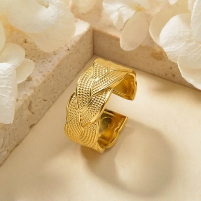 Vintage Braided Ring |  Stöd bröstcancer
