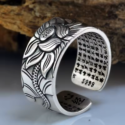 Tranquil Lotus Ring | Stöd bröstcancer