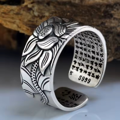 Tranquil Lotus Ring | Stöd bröstcancer