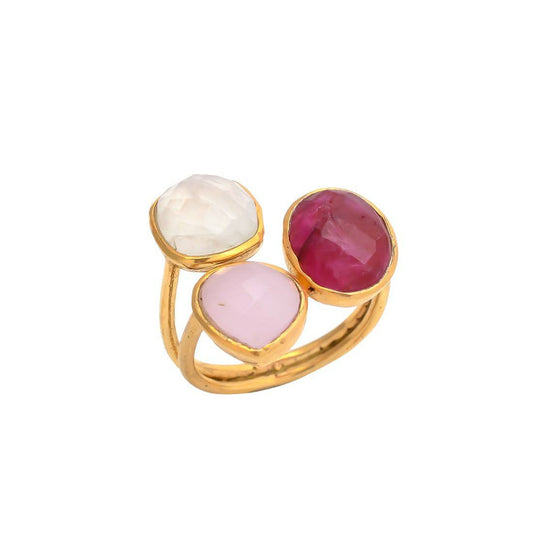 Aurora Trinity Ring | Stöd bröstcancer