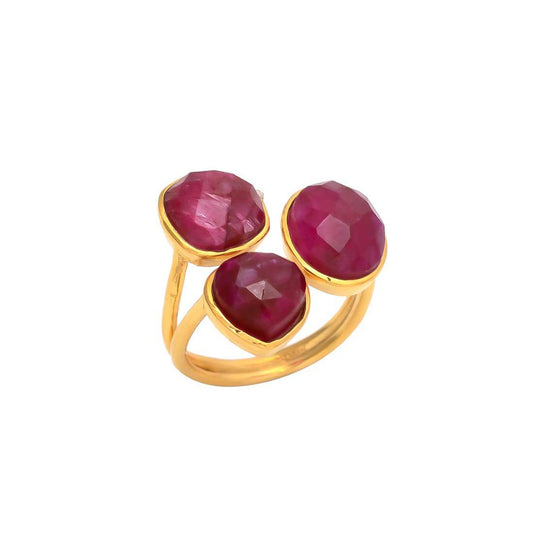 Veloura Stoned Ring | Stödjer bröstcancer