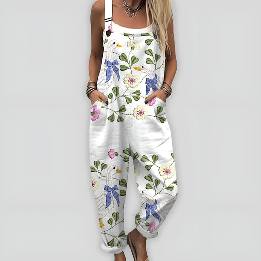 Weronika™ - Blommig jumpsuit med tryck