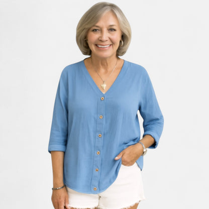 Yuerong™ – Elegant luftig blus