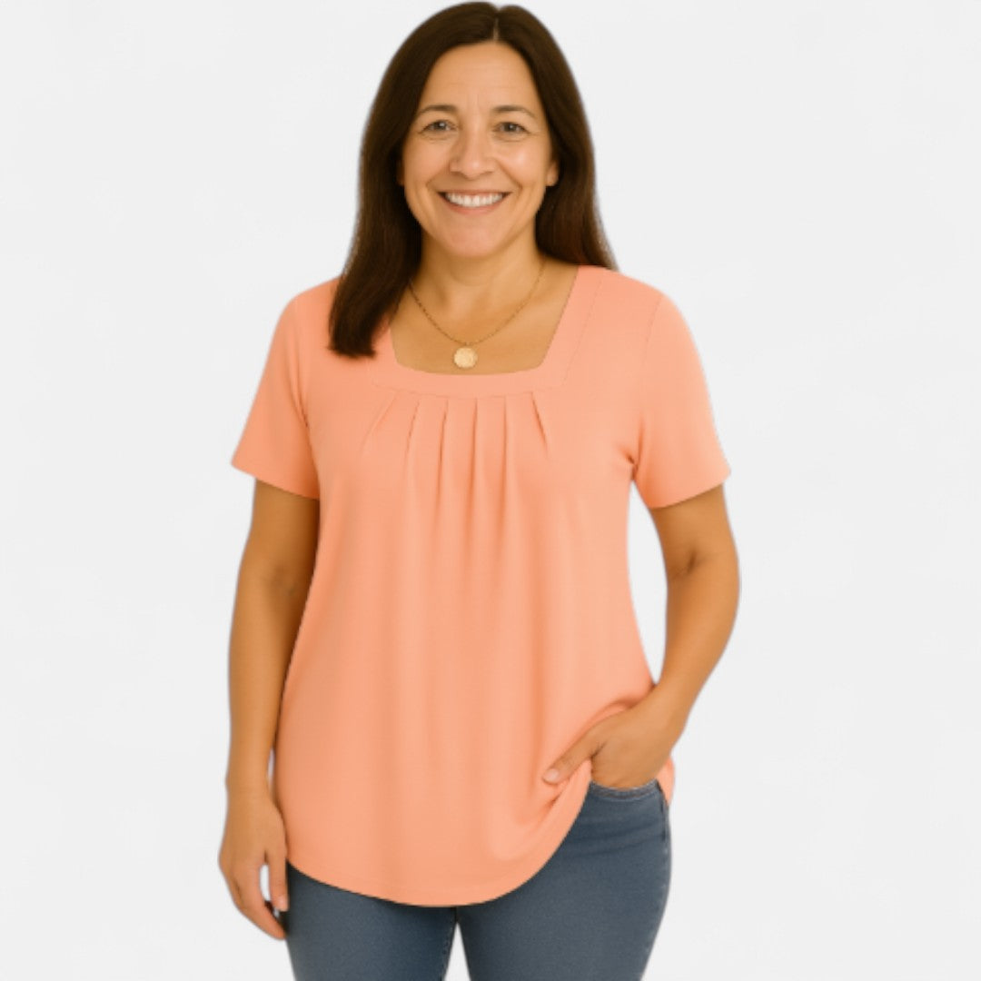 Meilin™ – Mjukt fallande T-shirt med avslappnad passform