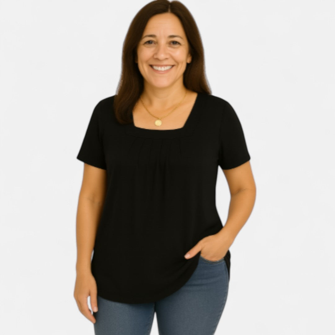Meilin™ – Mjukt fallande T-shirt med avslappnad passform