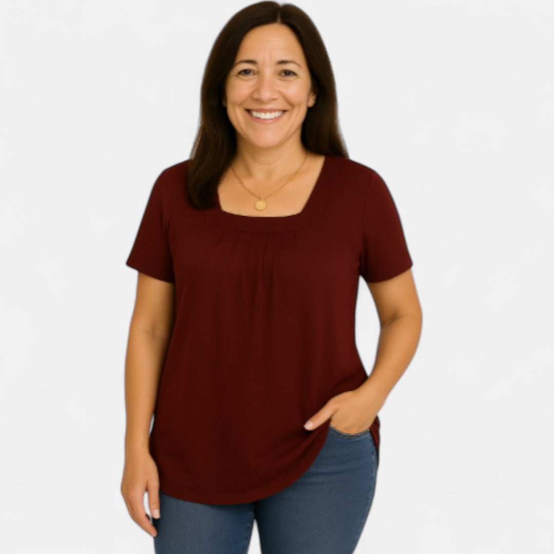 Meilin™ – Mjukt fallande T-shirt med avslappnad passform