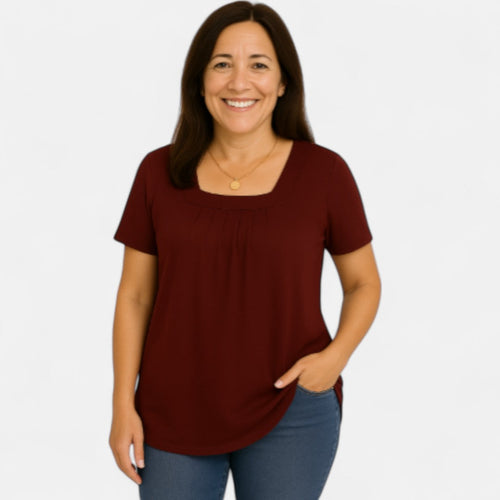 Meilin™ – Mjukt fallande T-shirt med avslappnad passform