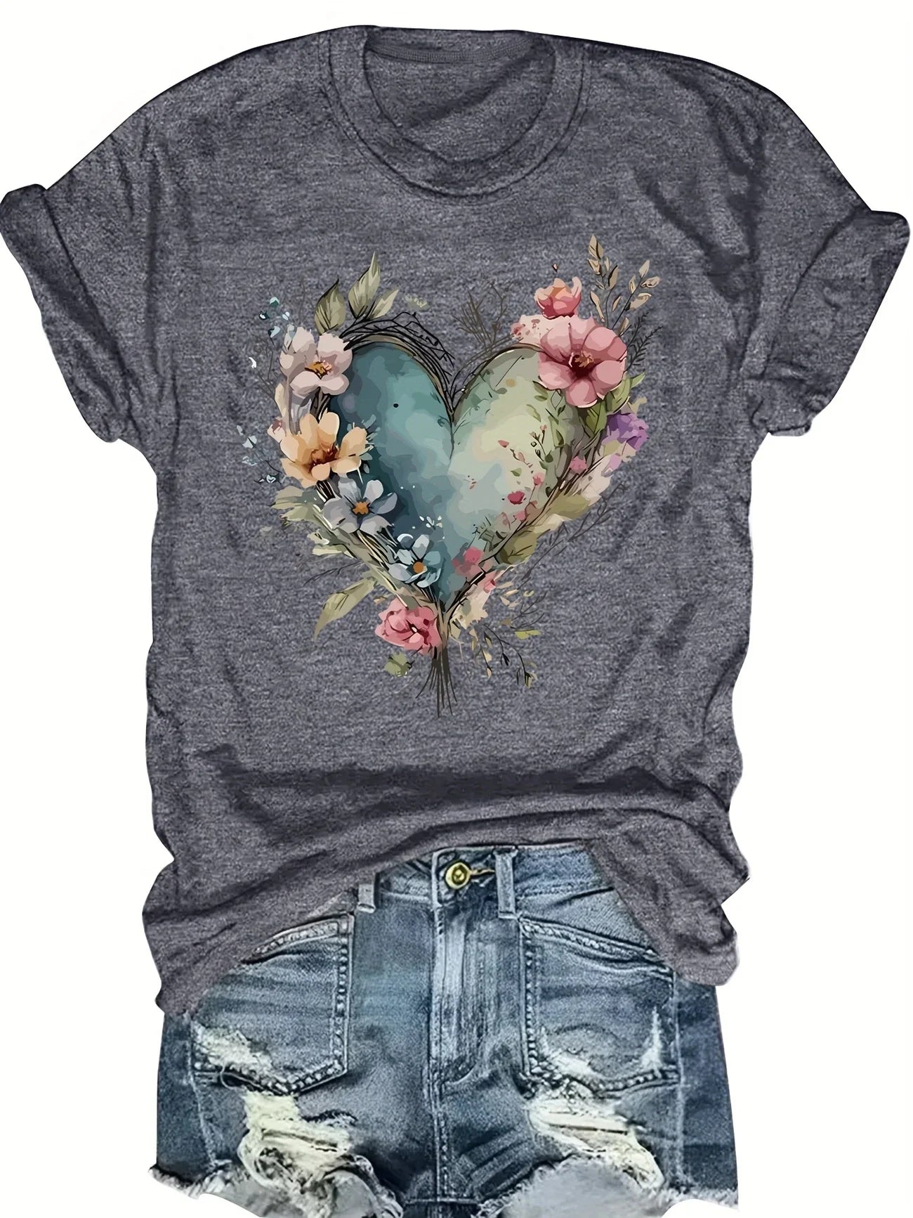 Artistic Heart Tee | Stöd bröstcancer