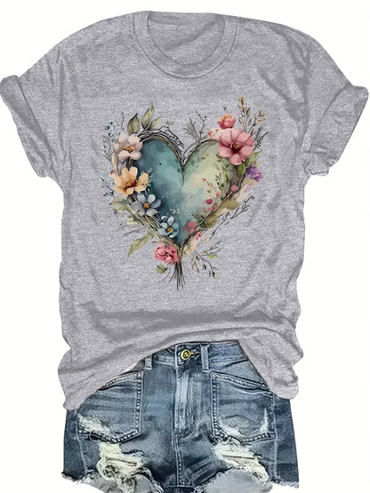 Artistic Heart Tee | Stöd bröstcancer
