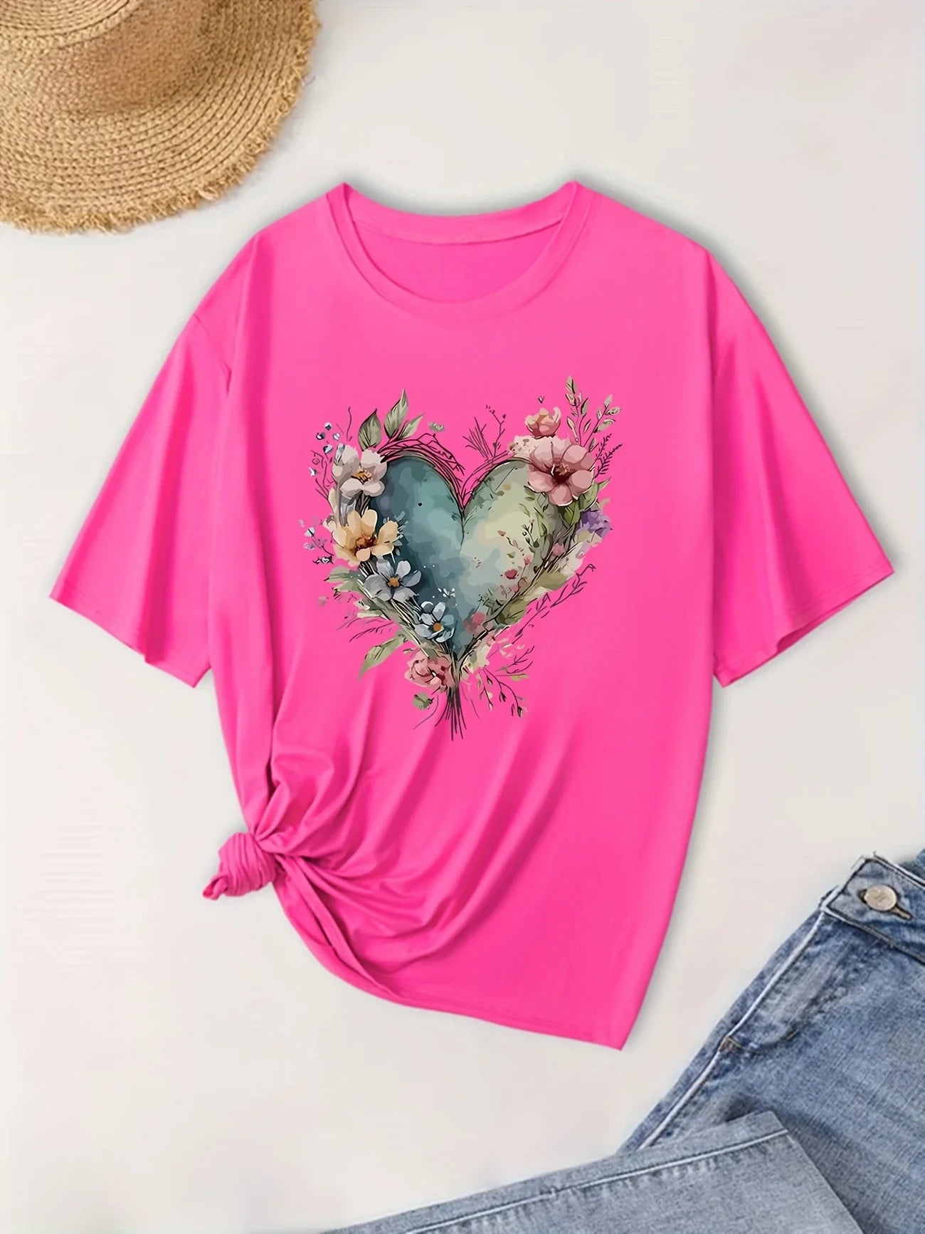 Artistic Heart Tee | Stöd bröstcancer