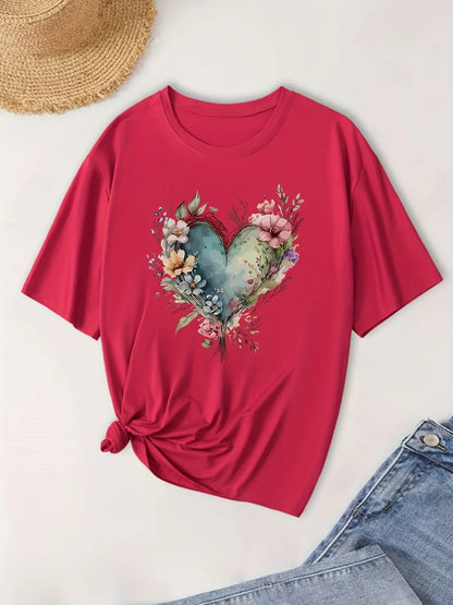 Artistic Heart Tee | Stöd bröstcancer