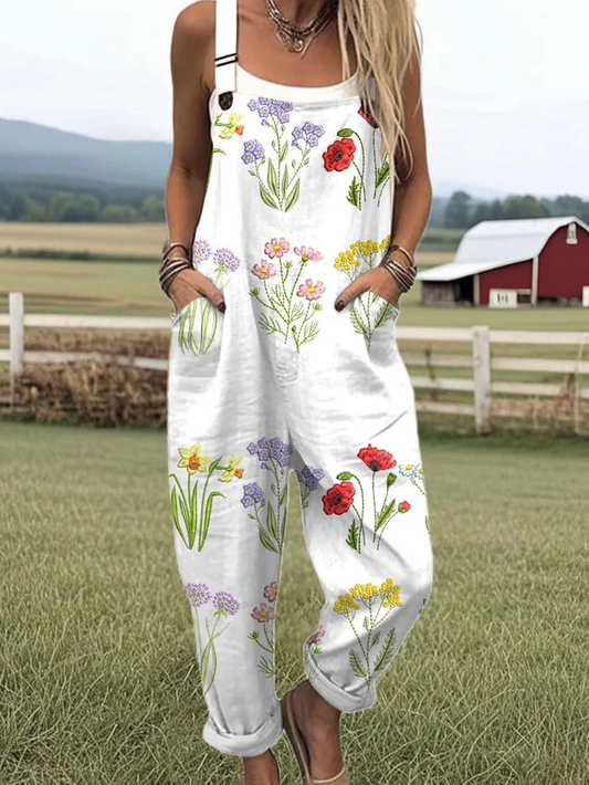 Blakely™ - Vintage blommig jumpsuit