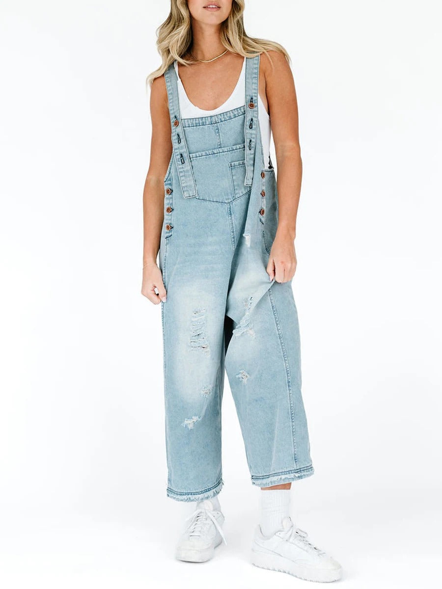 Asuna™ Chic Modern Denim Jumpsuit