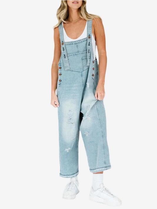 Asuna™ Chic Modern Denim Jumpsuit