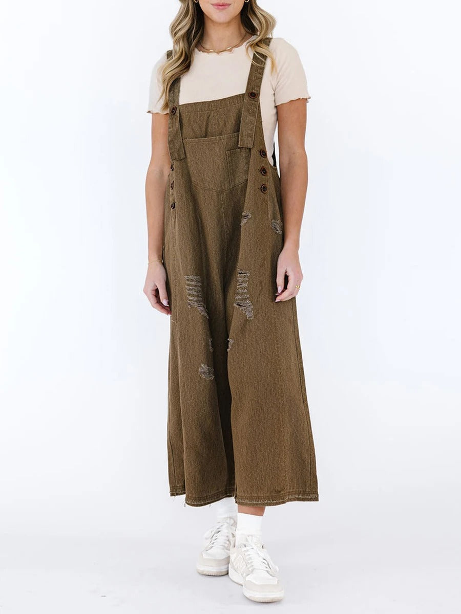 Asuna™ Chic Modern Denim Jumpsuit
