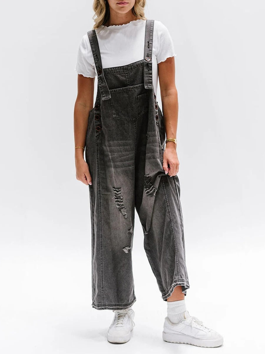 Asuna™ Chic Modern Denim Jumpsuit